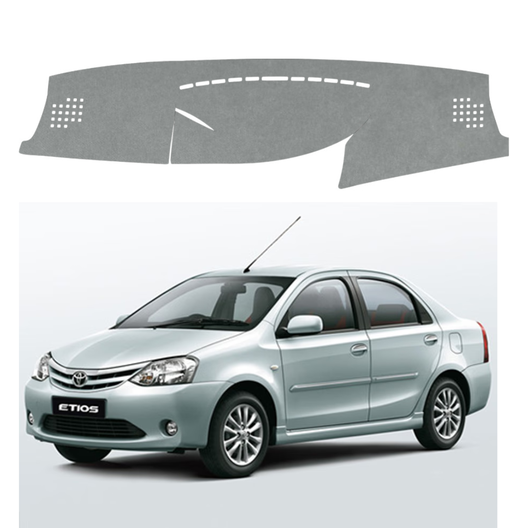 Lzzyride Car Dashboard Cover Mat For Toyota Etios 2010 To 2020