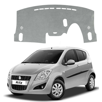 Lzzyride Car Dashboard Cover Mat For Maruti Suzuki Ritz 2009 to 2017