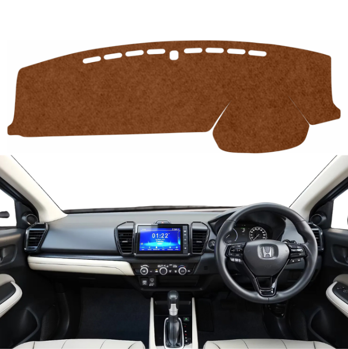 Lzzyride Car Dashboard Cover Mat For Honda City Hybrid 2022 To 2026