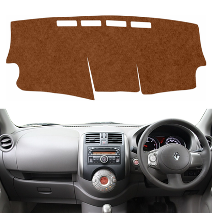 Lzzyride Car Dashboard Cover Mat For Renault Scala 2012 To 2017