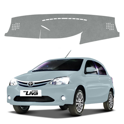 Lzzyride Car Dashboard Cover Mat For Toyota Etios Liva 2011 To 2020