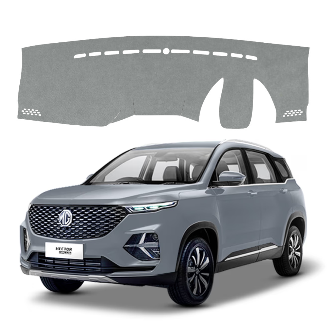 Lzzyride Car Dashboard Cover Mat For MG Hector Plus 2019 To 2023