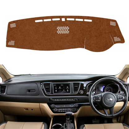 Lzzyride Car Dashboard Cover Mat For Kia Carnival 2020 To 2023