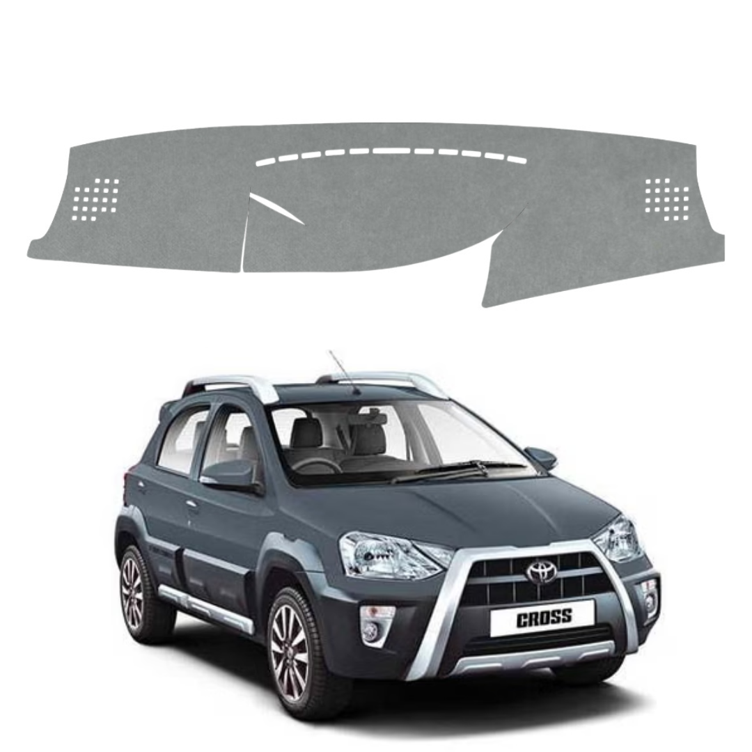 Lzzyride Car Dashboard Cover Mat For Toyota Etios Cross 2014 To 2020