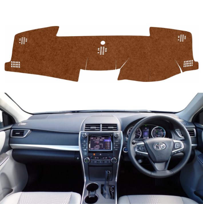 Lzzyride Car Dashboard Cover Mat For Toyota Camry 2013 To 2018