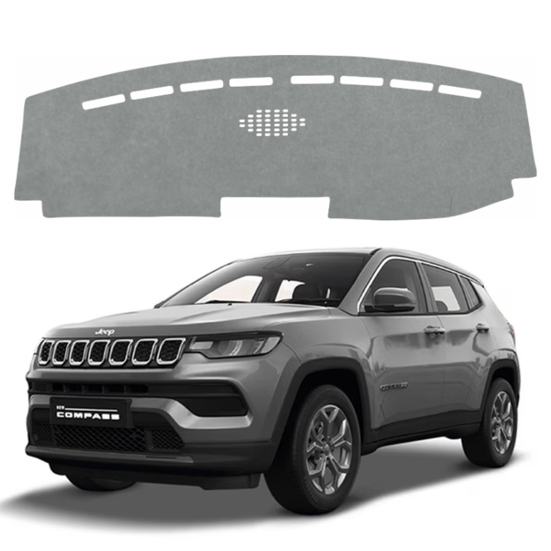 Lzzyride Car Dashboard Cover Mat For Jeep Compass 2021 To 2026