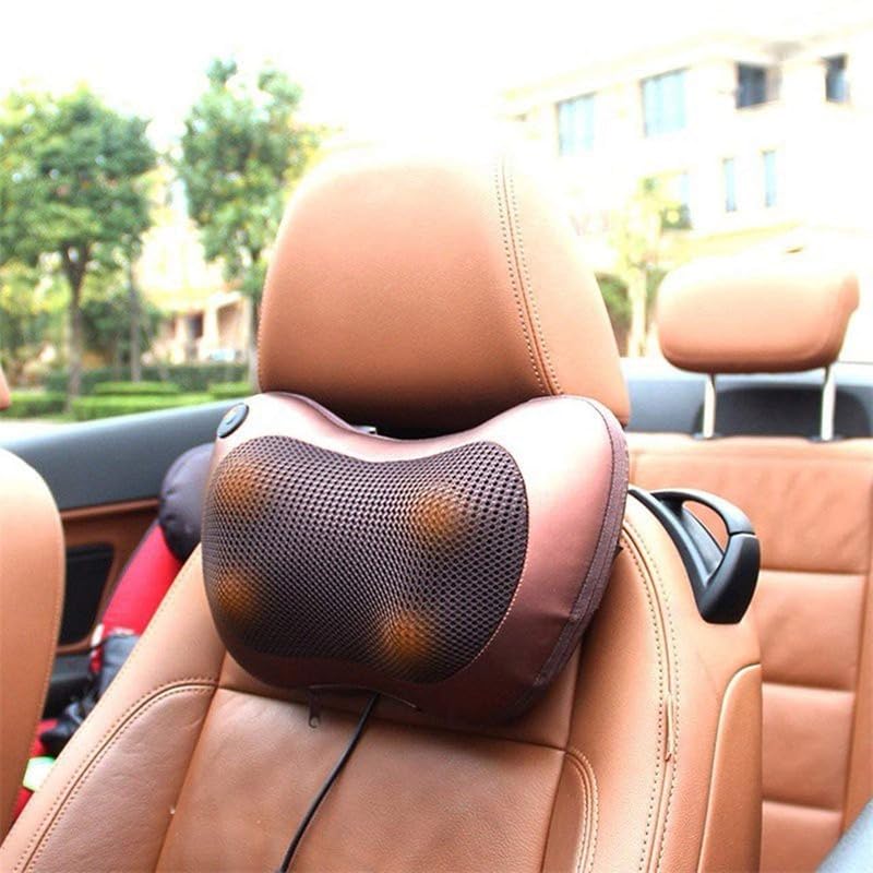Body Massager Pillow with 8 Kneading Balls & Infrared Heat Therapy | LzzyRide