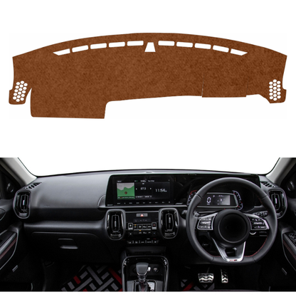 Lzzyride Car Dashboard Cover Mat For Kia Sonet 2020 To 2026