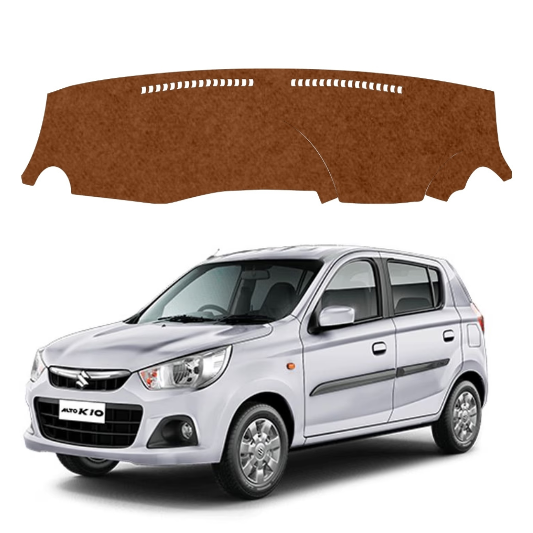 Lzzyride Car Dashboard Cover Mat For Maruti Suzuki Alto K10 2014 to 2022
