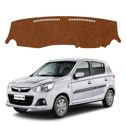 Lzzyride Car Dashboard Cover Mat For Maruti Suzuki Alto K10 2014 to 2022