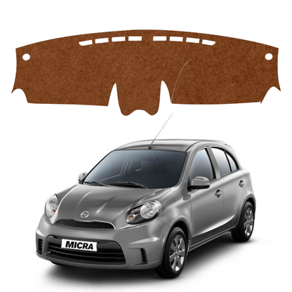 Lzzyride Car Dashboard Cover Mat For Nissan Micra 2010 To 2012
