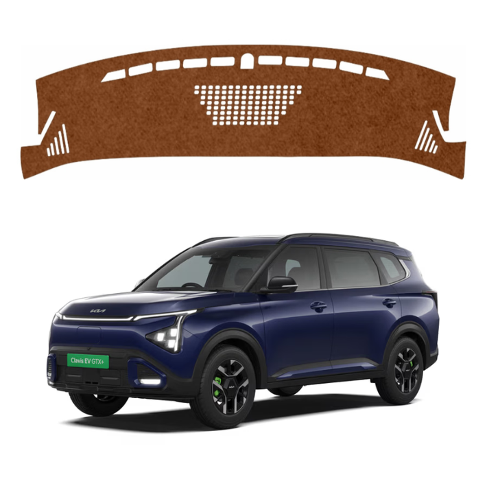 Lzzyride Car Dashboard Cover Mat For Kia Carens Clavis EV 2025 To 2026