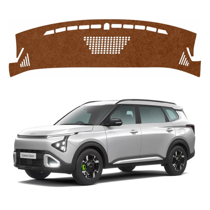Lzzyride Car Dashboard Cover Mat For Kia Carens Clavis 2025 To 2026