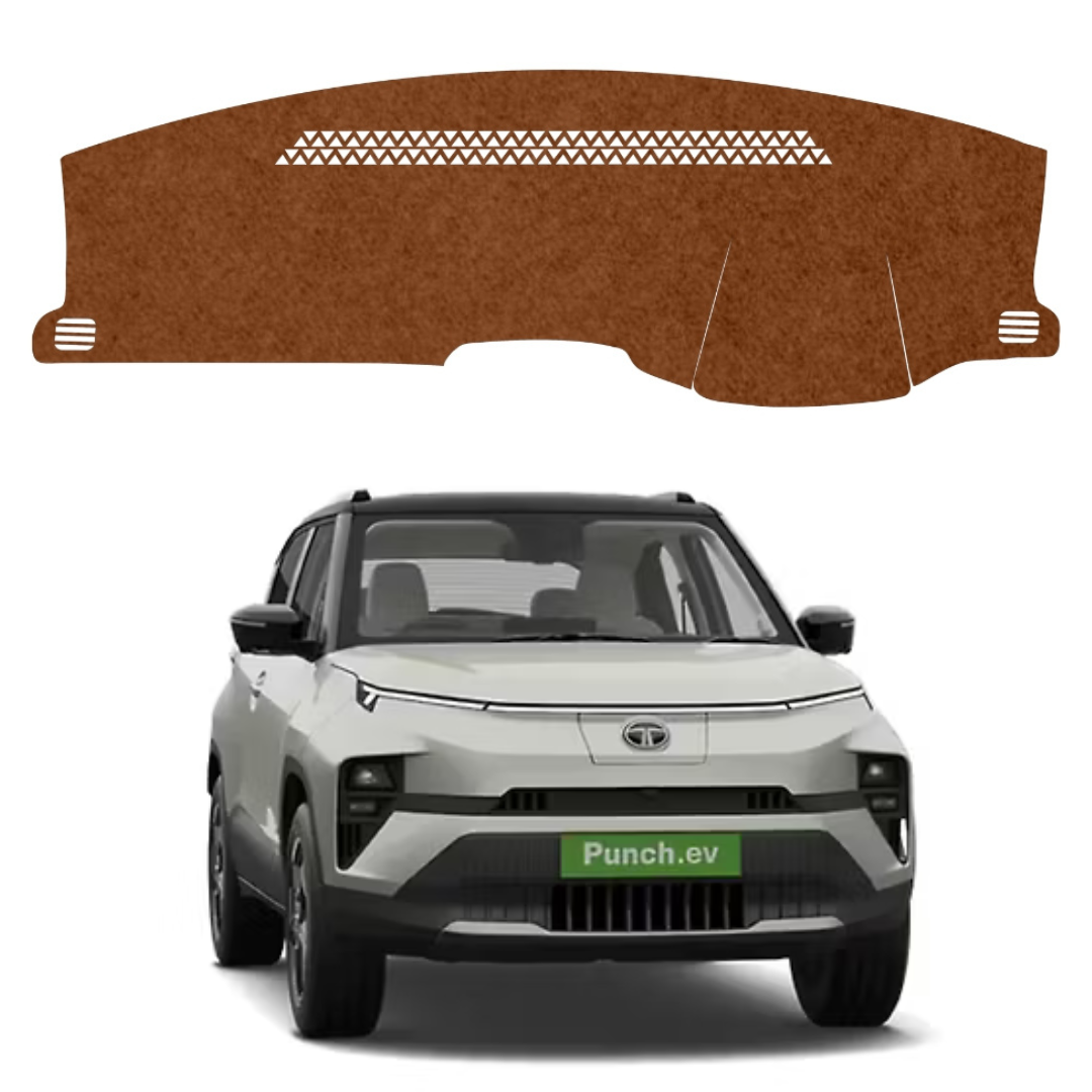 Lzzyride Car Dashboard Cover Mat For Tata Punch EV 2024 To 2026