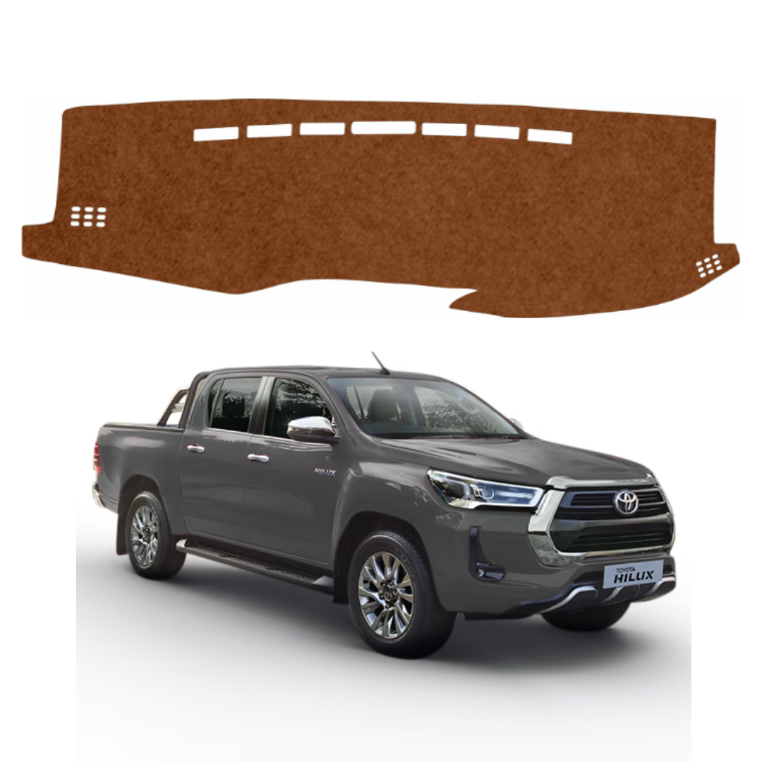 Lzzyride Car Dashboard Cover Mat For Toyota Hilux 2022 To 2026