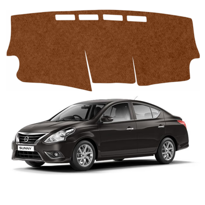 Lzzyride Car Dashboard Cover Mat For Nissan Sunny 2011 To 2020