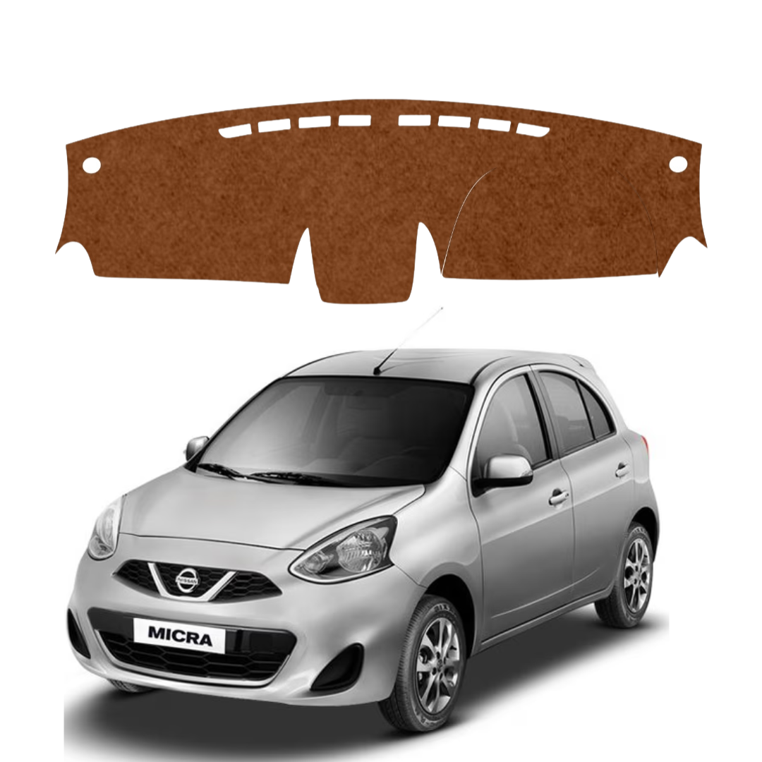 Lzzyride Car Dashboard Cover Mat For Nissan Micra 2012 To 2019