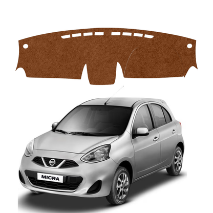 Lzzyride Car Dashboard Cover Mat For Nissan Micra 2012 To 2019