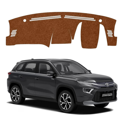 Lzzyride Car Dashboard Cover Mat For Toyota Urban Cruiser Hyryder 2022 To 2026