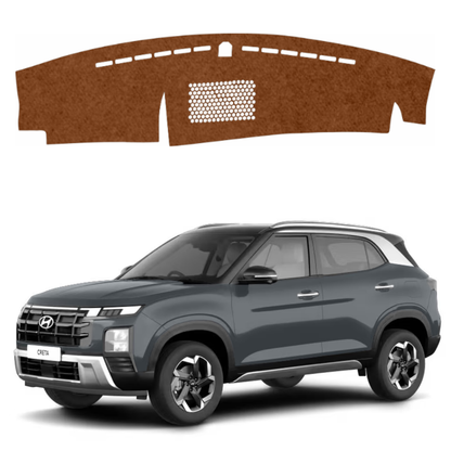 Lzzyride Car Dashboard Cover Mat For Hyundai Creta 2024 To 2026