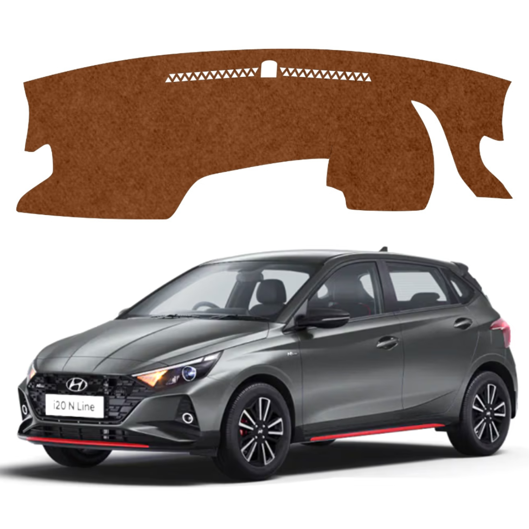 Lzzyride Car Dashboard Cover Mat For Hyundai i20 N Line 2021 To 2026