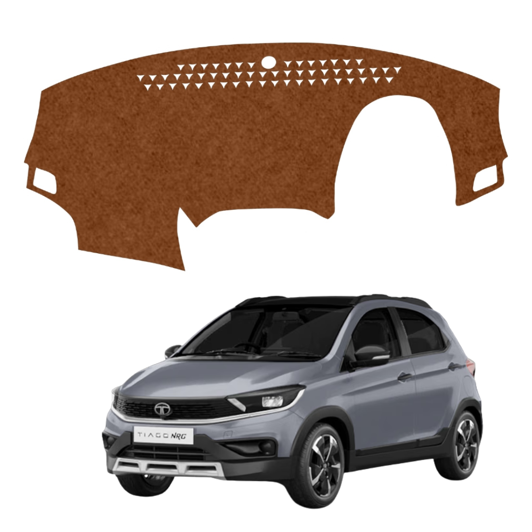 Lzzyride Car Dashboard Cover Mat For Tata Tiago NRG 2018 To 2026