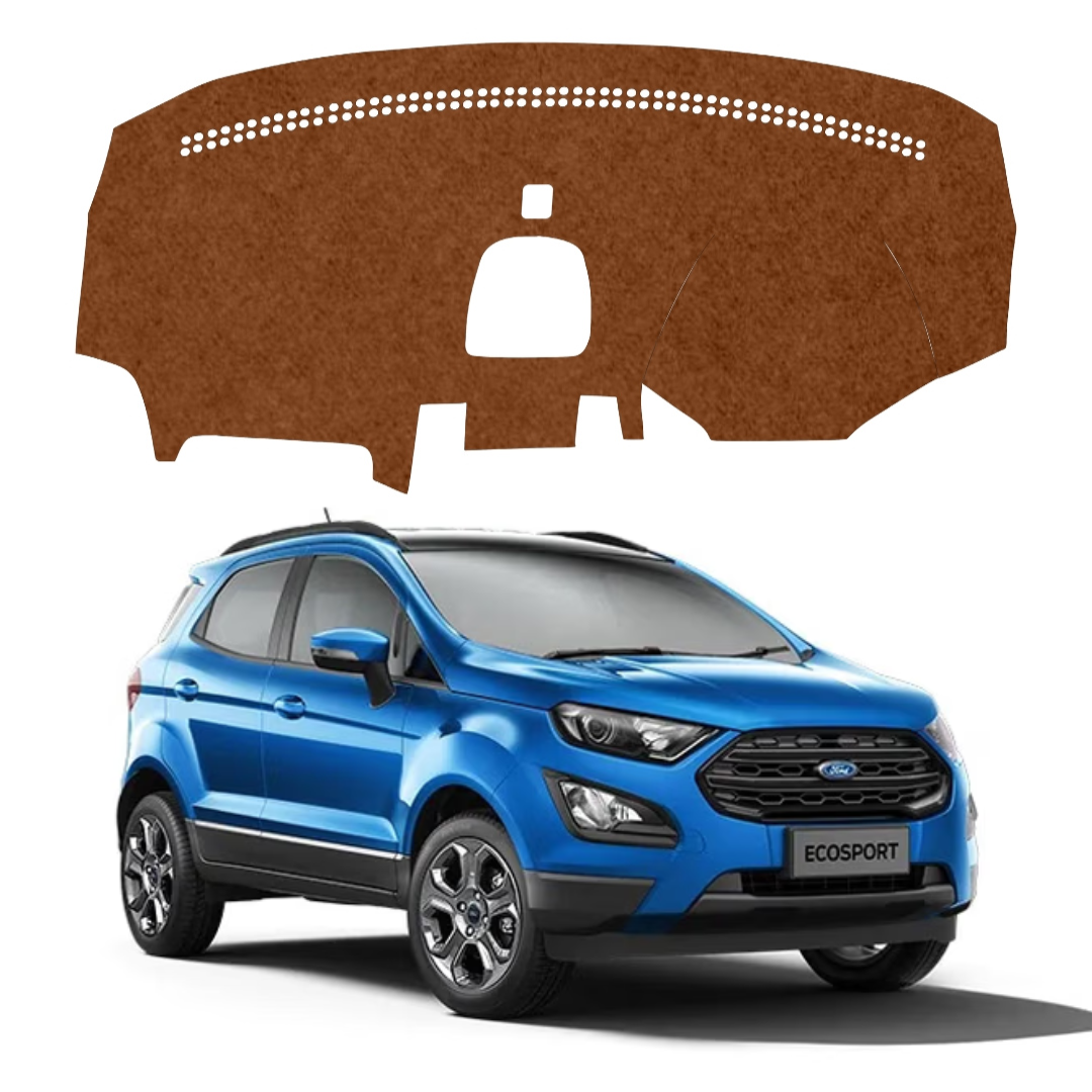 Lzzyride Car Dashboard Cover Mat For Ford EcoSport 2017 To 2022