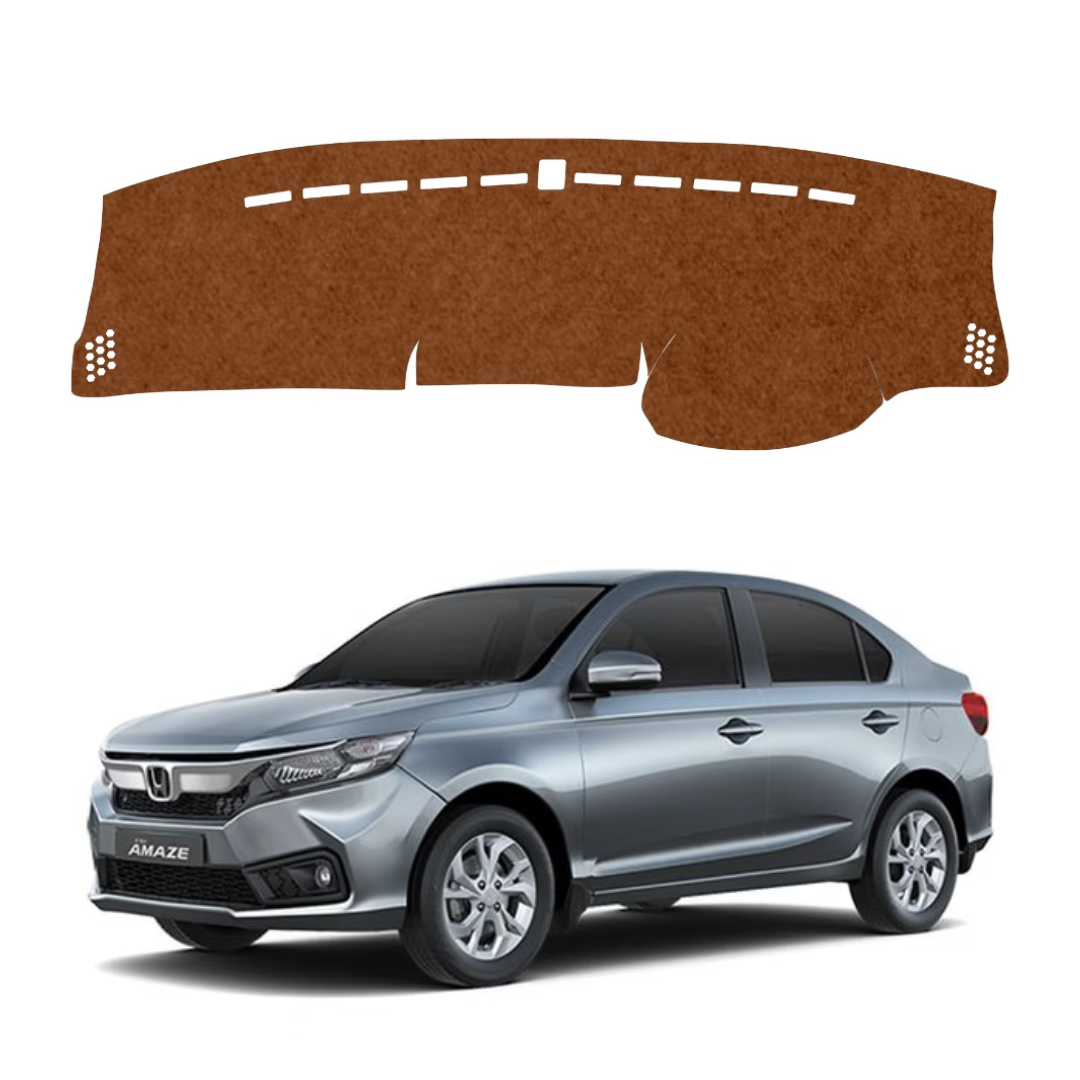 Lzzyride Car Dashboard Cover Mat For Honda Amaze 2nd Gen 2018 To 2026
