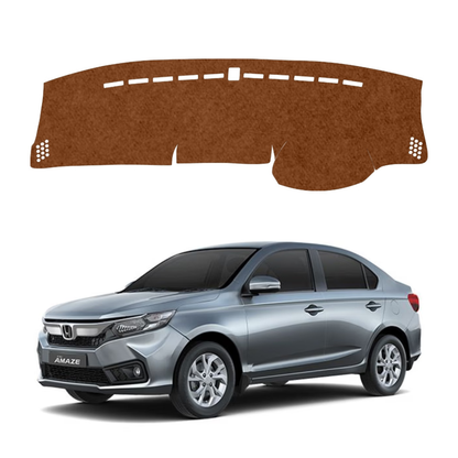 Lzzyride Car Dashboard Cover Mat For Honda Amaze 2nd Gen 2018 To 2026
