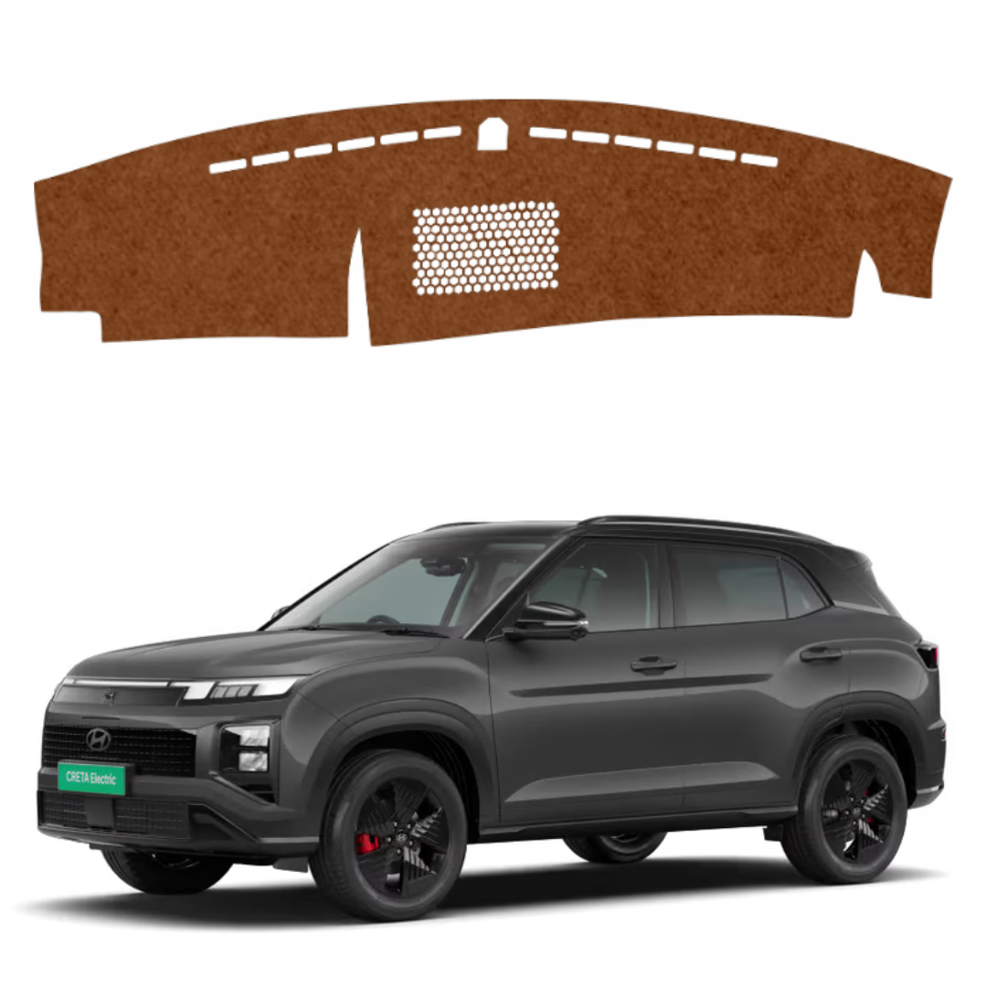 Lzzyride Car Dashboard Cover Mat For Hyundai Creta EV 2024 To 2026
