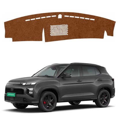 Lzzyride Car Dashboard Cover Mat For Hyundai Creta EV 2024 To 2026