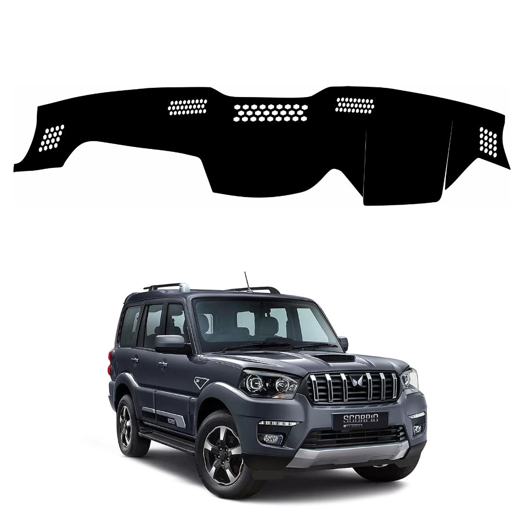 Lzzyride Car Dashboard Cover Mat For Mahindra Scorpio S 2014 To 2026
