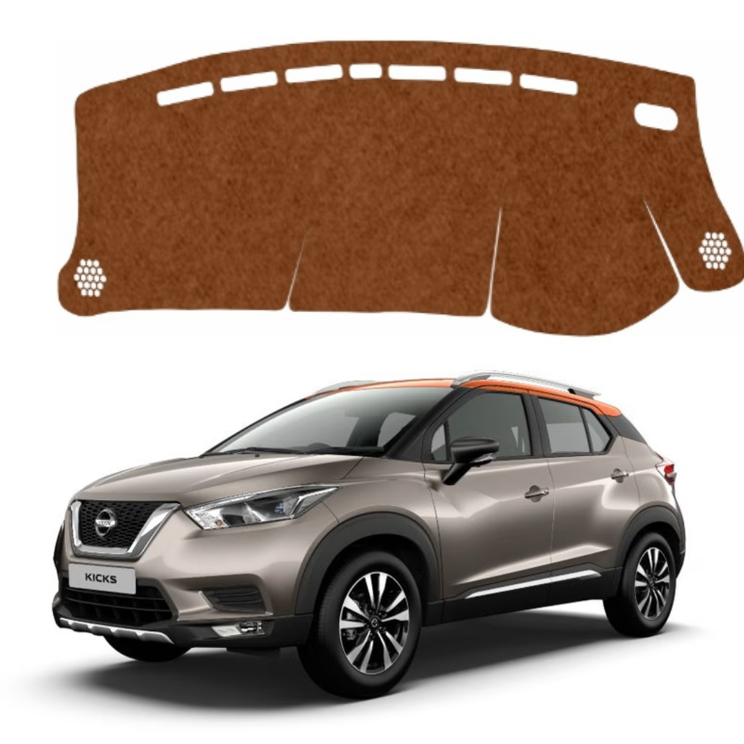 Lzzyride Car Dashboard Cover Mat For Nissan Kicks 2019 To 2023