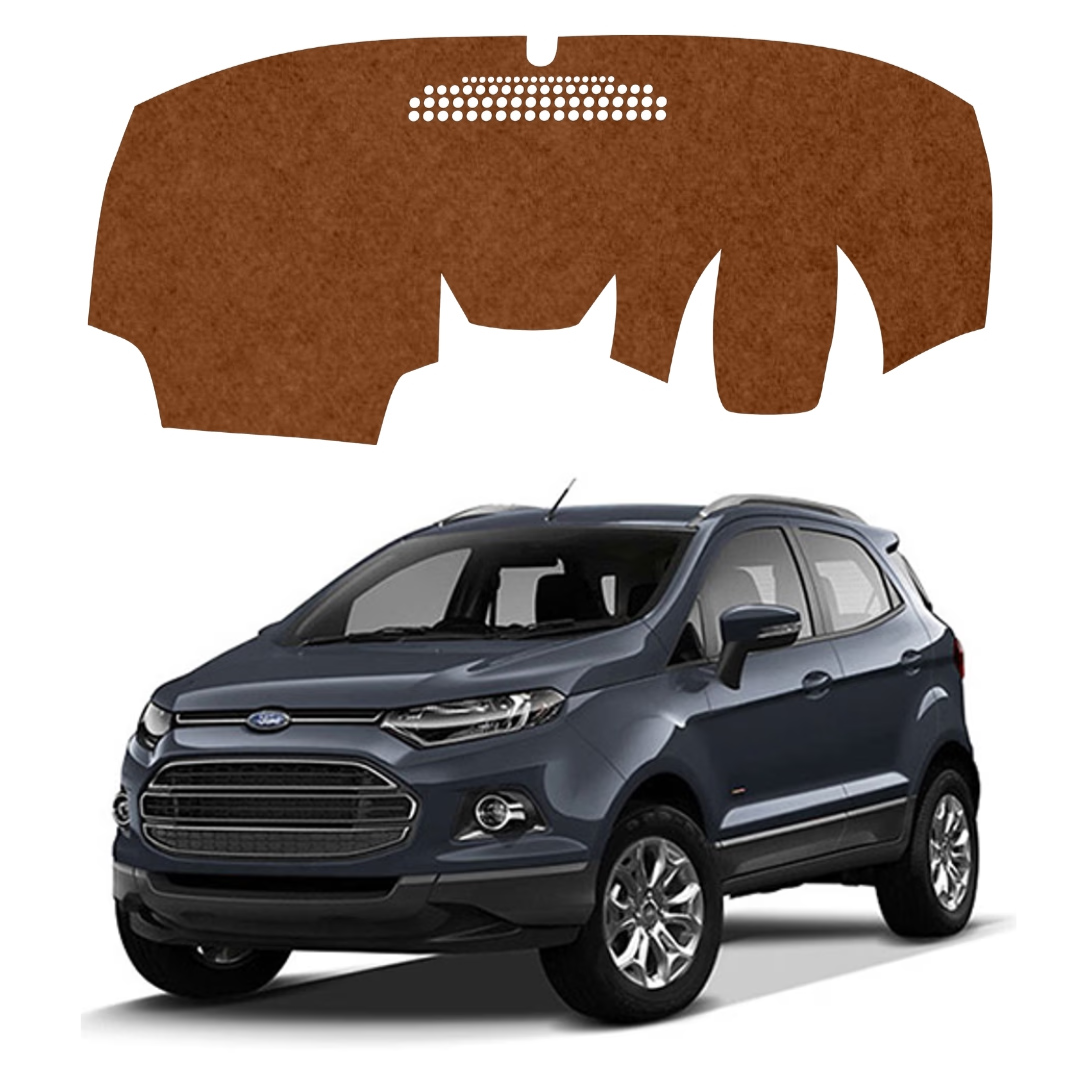 Lzzyride Car Dashboard Cover Mat For Ford Ecosport 2013 To 2017