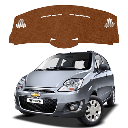 Lzzyride Car Dashboard Cover Mat For Chevrolet Spark 2007 to 2017