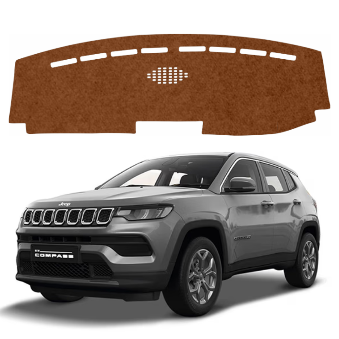 Lzzyride Car Dashboard Cover Mat For Jeep Compass 2021 To 2026