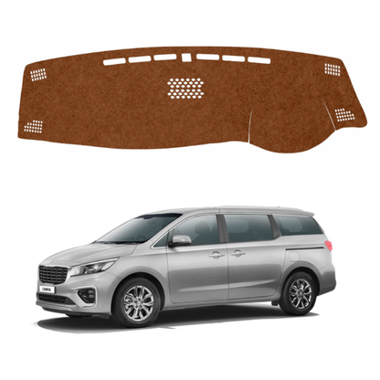 Lzzyride Car Dashboard Cover Mat For Kia Carnival 2020 To 2023