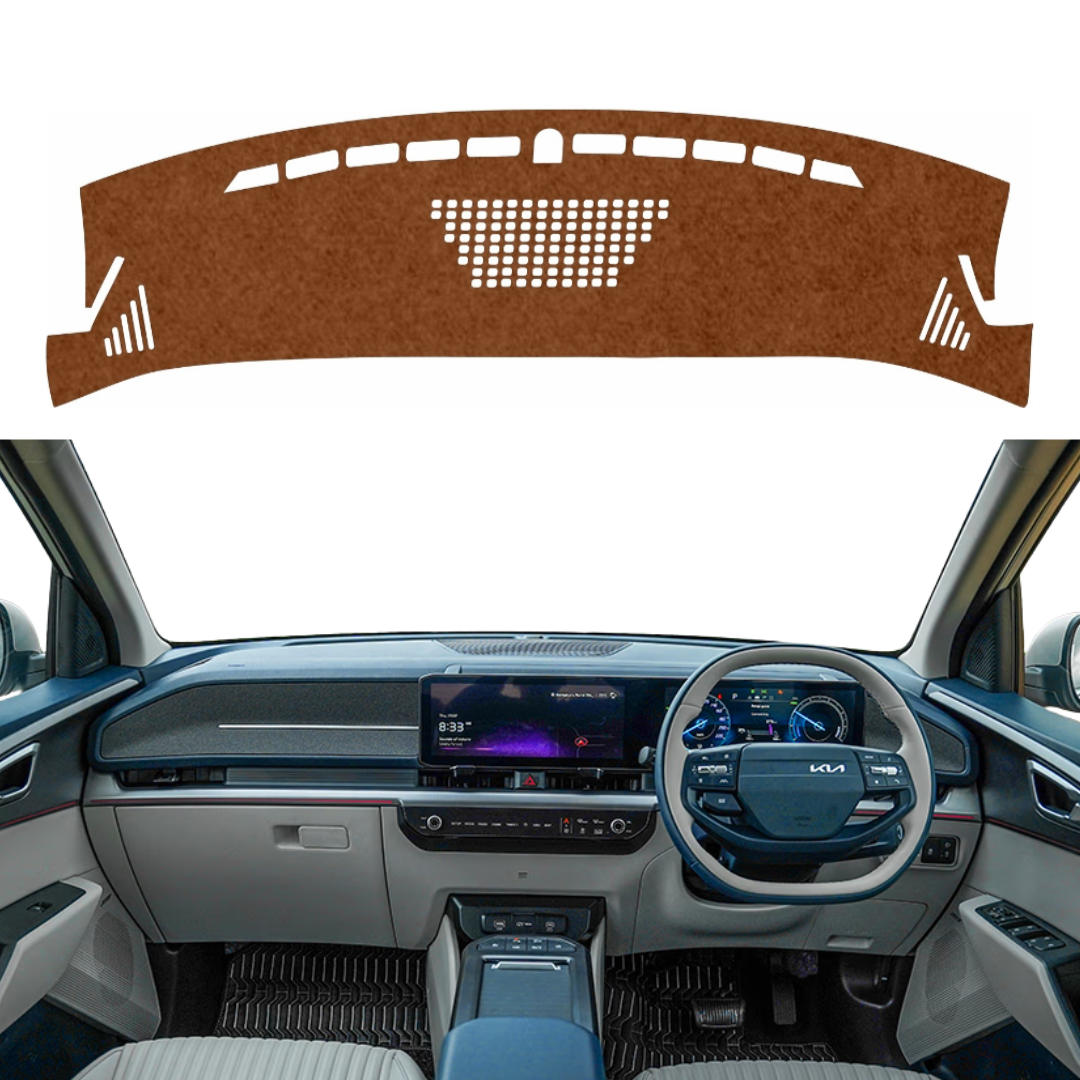 Lzzyride Car Dashboard Cover Mat For Kia Carens Clavis EV 2025 To 2026