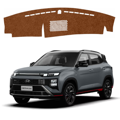 Lzzyride Car Dashboard Cover Mat For Hyundai Creta N Line 2024 To 2026