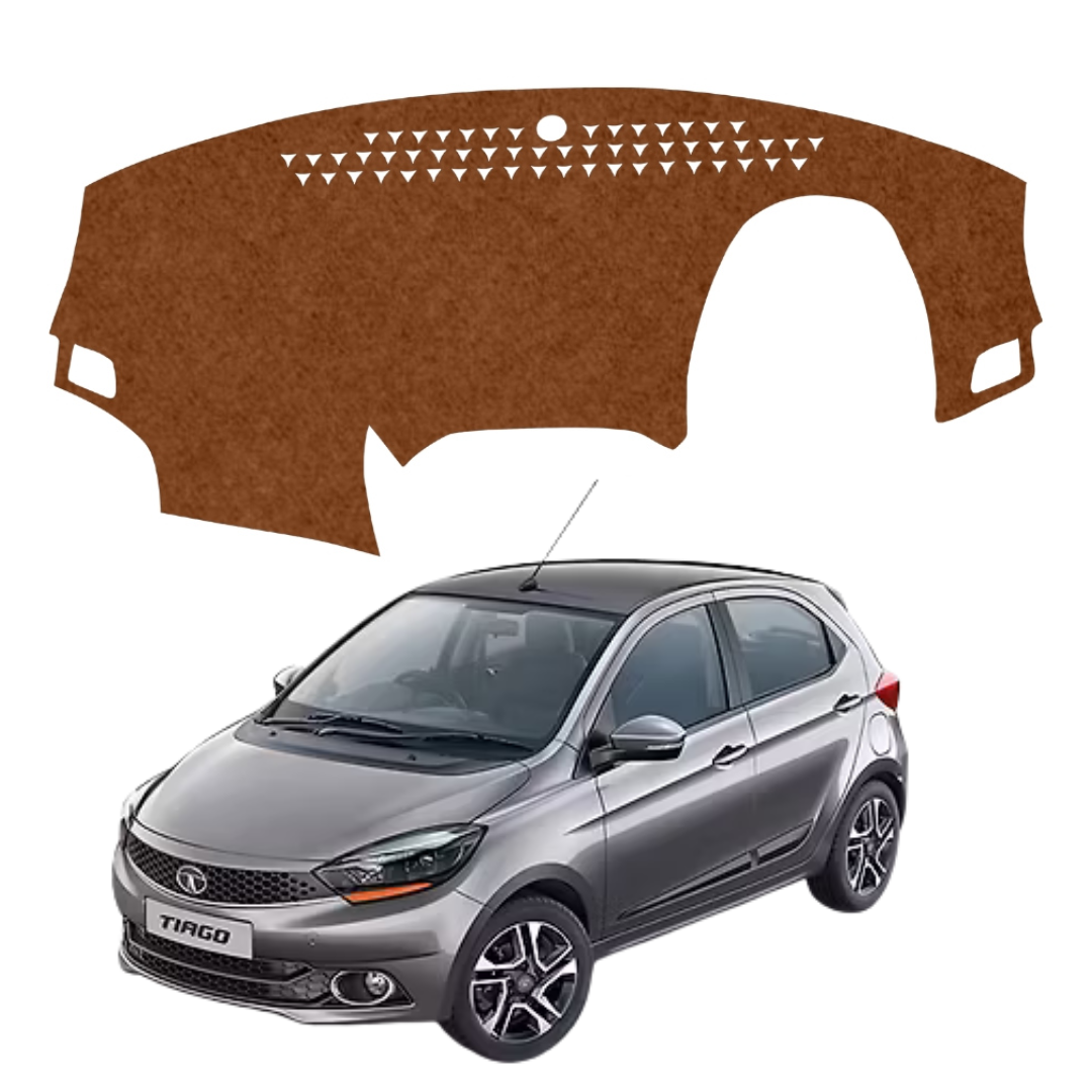 Lzzyride Car Dashboard Cover Mat For Tata Tiago 2016 To 2026