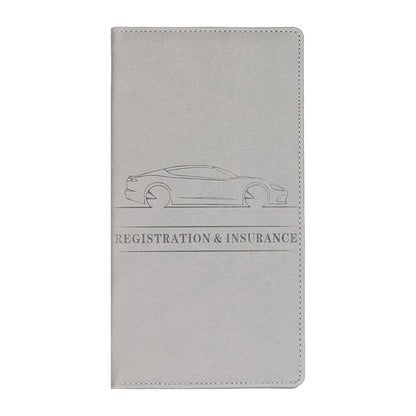 LzzyRide Car Registration & Insurance Card Holder – Vehicle Document Organizer with Magnetic Buckle