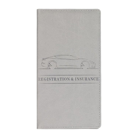 LzzyRide Car Registration & Insurance Card Holder – Vehicle Document Organizer with Magnetic Buckle