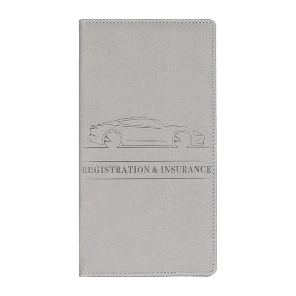 LzzyRide Car Registration & Insurance Card Holder – Vehicle Document Organizer with Magnetic Buckle