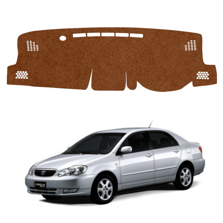 Lzzyride Car Dashboard Cover Mat For Toyota Corolla Altis 2003 To 2007