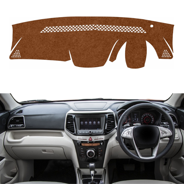 Lzzyride Car Dashboard Cover Mat For Mahindra XUV300 2019 To 2026