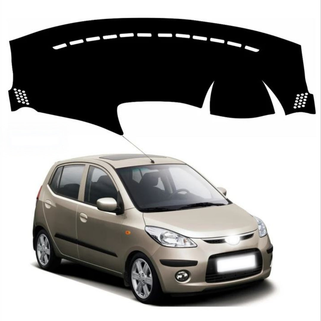 Lzzyride Car Dashboard Cover Mat For Hyundai i10 2007 To 2013