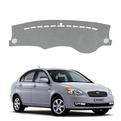 Lzzyride Car Dashboard Cover Mat For Hyundai Verna 2006 To 2011