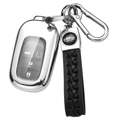 LzzyRide premium Metal Key Cover Compatible with Honda ZR-V (India launch) Smart Key | 360° Full Protection | Zinc Alloy Luxury Key Case