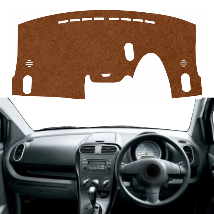 Lzzyride Car Dashboard Cover Mat For Maruti Suzuki Ritz 2009 to 2017