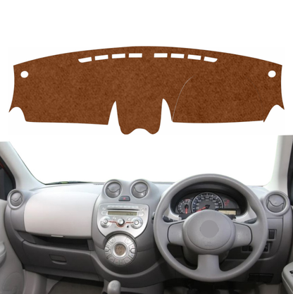 Lzzyride Car Dashboard Cover Mat For Nissan Micra 2010 To 2012